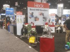 Biseladoras automáticas CEVISA con HECK industries, FABTECH 2017